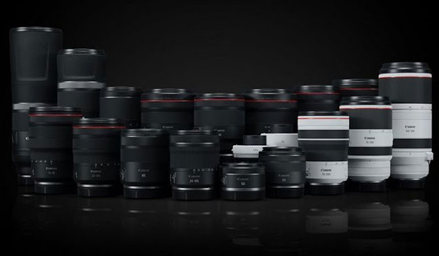 Current Canon RF Lenses for Illustrative Purposes Only Current Canon RF Lenses for Illustrative Purposes Only